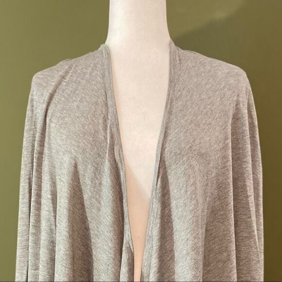 Central Park West open front fringed cardigan L - Picture 2 of 7